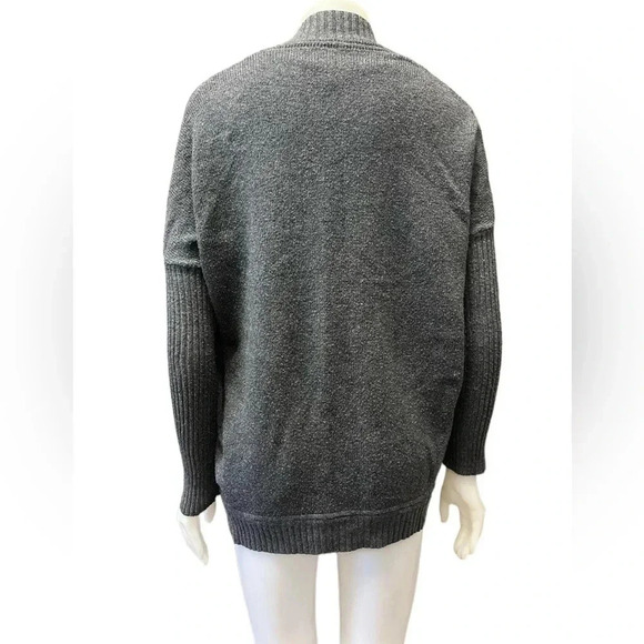 Temperance Grey Open Knit Cardigan Size XS - Picture 4 of 10